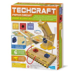 4M Paper Circuit Techcraft - Ton und Licht Bausatz Mehrfarbig