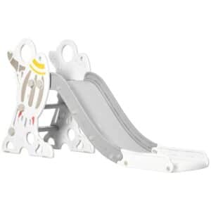 AIYAPLAY Kinderrutsche mit Aufkleber-Set grau