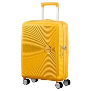 American Tourister Soundbox - 4-Rollen-Kabinentrolley S 55 cm erw. golden yellow