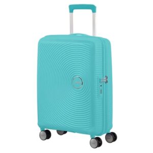 American Tourister Soundbox - 4-Rollen-Kabinentrolley S 55 cm erw. poolside blue