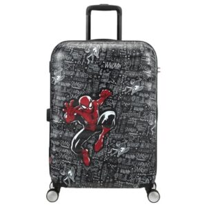 American Tourister Wavebreaker Marvel 4-Rollen-Trolley 67 cm Spiderman Sketch