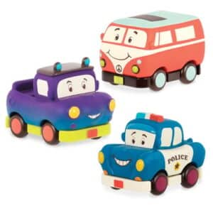 B.TOYS B. Mini Wheee-ls Aufziehbare Fahrzeuge Set 2 Mehrfarbig