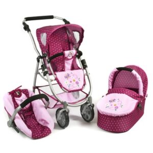 BAYER CHIC 2000 3 in 1 Kombi EMOTION ALL IN dots brombeere