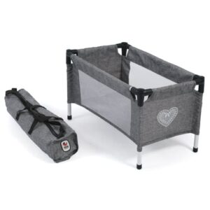 BAYER CHIC 2000 Puppen Reisebett Jeans grey