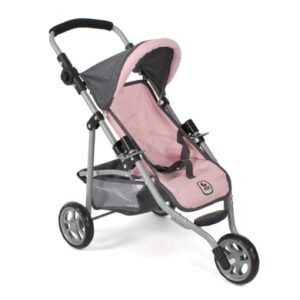 BAYER CHIC 2000 Puppenbuggy LOLA Melange anthrazit-rosa