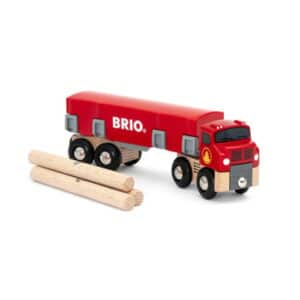 BRIO® WORLD Holztransporter mit Magnetladung 33657