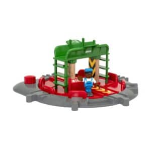 BRIO® WORLD Lok-Drehscheibe mit Kontrollbrücke