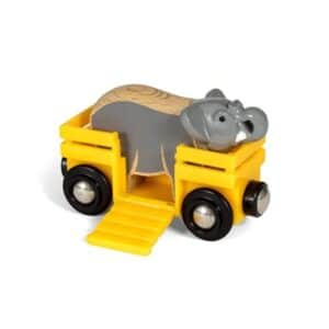 BRIO® WORLD Safari Tierwaggon Elefant