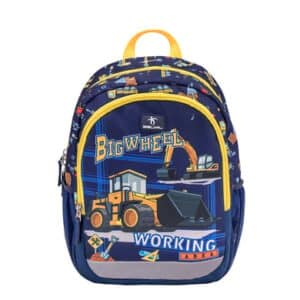 Belmil Kindergartenrucksack Kiddy Plus Kindergartenrucksack für 3-6 Jährige Kinder mit Brustgurt Big Wheel