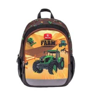 Belmil Kindergartenrucksack Kiddy Plus Kindergartenrucksack für 3-6 Jährige Kinder mit Brustgurt Farm