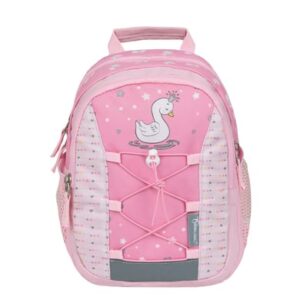 Belmil Kindergartenrucksack Mini Kiddy Kindergartenrucksack für 1-3 Jährige Kinder mit Brustgurt Cute Swan