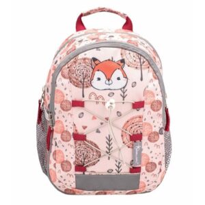 Belmil Kindergartenrucksack Mini Kiddy Kindergartenrucksack für 1-3 Jährige Kinder mit Brustgurt Woodland Foxy