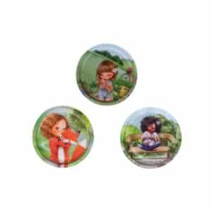 Belmil Patch Belmil Patches mit Klettverschluss Set 3-teilig I love my Animals