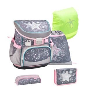 Belmil Schulranzen Mini Fit Schulranzen Set 5-teilig mit Brustgurt Shine like a Star