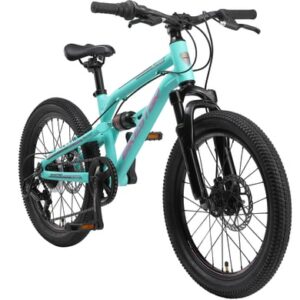 Bikestar Kinderrad Fully MTB Alu 20 Zoll türkis