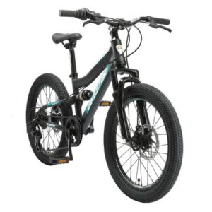 Bikestar Kinderrad Fully MTB Stahl 20 Zoll schwarz