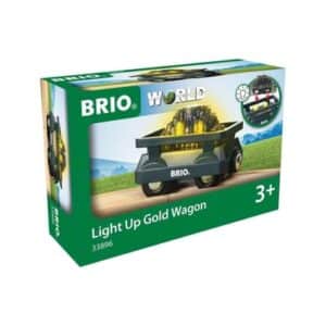 Brio BRIO Goldwaggon mit Licht bunt