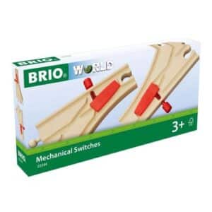 Brio Mech. Weichenpaar (L1/M1) bunt