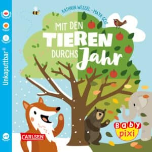 CARLSEN Baby Pixi 92: Mit den Tieren durchs Jahr