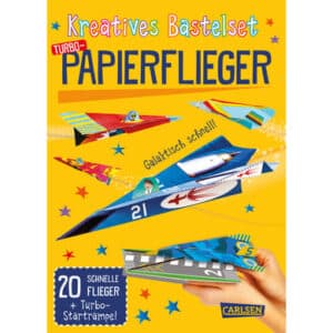 CARLSEN Kreatives Bastelset: Turbo-Papierflieger