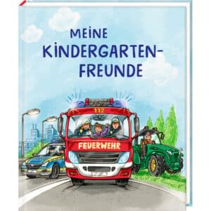 COPPENRATH Freundebuch: Meine Kindergartenfreunde - Bunte Fahrzeuge