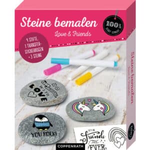 COPPENRATH Steine bemalen - Set Love & Friends (100% s.g.)