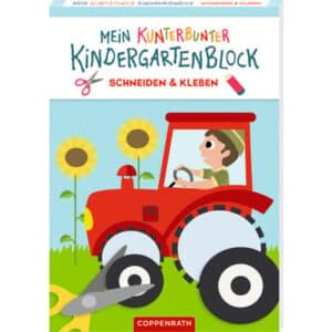 Coppenrath Mein kunterbunter Kindergartenblock: Schneiden & Kleben (Fahrzeuge)