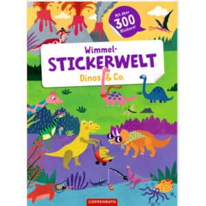 Coppenrath Wimmel-Stickerwelt: Dinos & Co.
