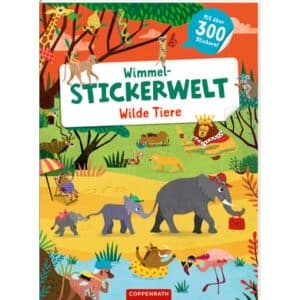 Coppenrath Wimmel-Stickerwelt: Wilde Tiere