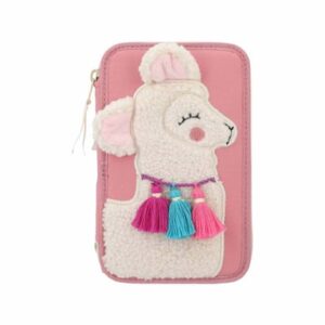 Depesche Federtasche COSY mit Applikation TOPModel 8 x 13 x 20 cm altrosa