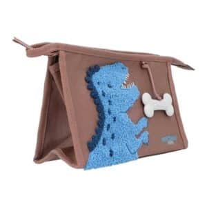 Depesche Waschtasche Dino Mini Dino World 15 x 22 cm braun