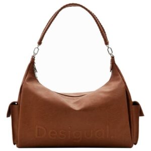 Desigual Half Logo 24 Brasilia - Schultertasche 40.5 cm brown