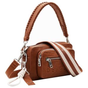 Desigual Half Logo 24 Cambridge 2.0 - Schultertasche 22 cm brown