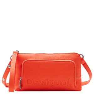 Desigual Half Logo 24 Lisa - Umhängetasche 20 cm orange