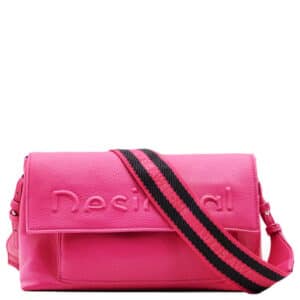 Desigual Half Logo Venecia 2.0 - Schultertasche 25.5 cm fuchsia