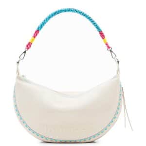 Desigual Raven Kuwait - Schultertasche 47 cm raw white