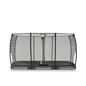 EXIT Allure Classic Bodentrampolin 214x366cm - schwarz