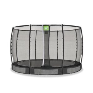 EXIT Allure Premium Bodentrampolin ø366cm - schwarz