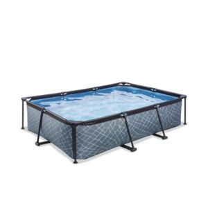 EXIT Frame Pool 300x200x65cm (12v) – Grau