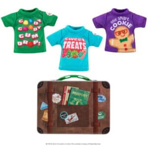 Elf on the Shelf The Elf on the Shelf® Outfit - Candy T-Shirt 3er Set Mehrfarbig