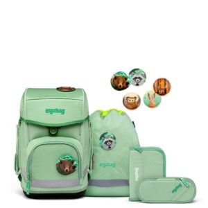 Ergobag Cubo Eco Hero - Schulranzen Set 5tlg. Modell 2024 WaldBärwohner