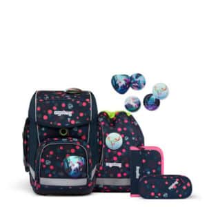 Ergobag Cubo Reflex Glow - Schulranzen Set 5tlg. Modell 2024 PhantBärsiewelt