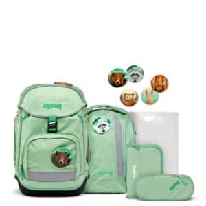 Ergobag Pack Eco Hero - Schulrucksack Set 6tlg. Modell 2024 WaldBärwohner