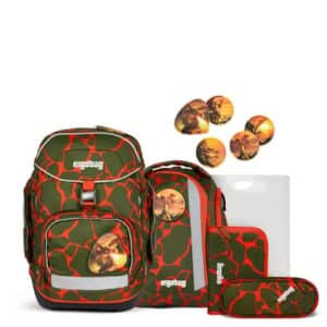 Ergobag Pack Lumi - Schulrucksack Set 6tlg. Modell 2024 FeuerspeiBär