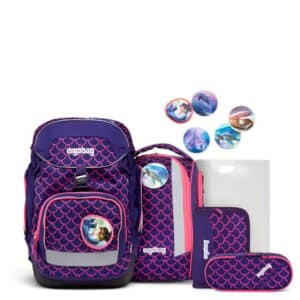 Ergobag Pack Lumi - Schulrucksack Set 6tlg. Modell 2024 PerlentauchBär