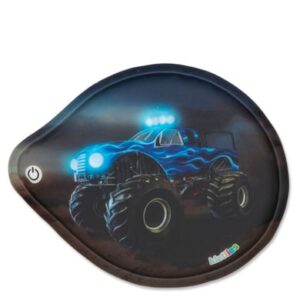 Ergobag Zubehör Klettie - LED Blinkie Monstertruck