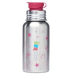 Ergobag Zubehör - Pura 500 ml Edelstahl Trinkflasche Prinzessin