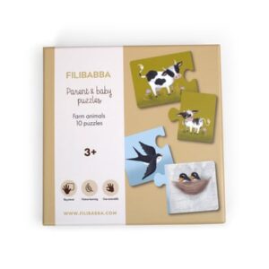Filibabba Eltern-Kind-Puzzle - Bauernhoftiere