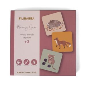 Filibabba Memory Spiel - Nordische Tierwelt