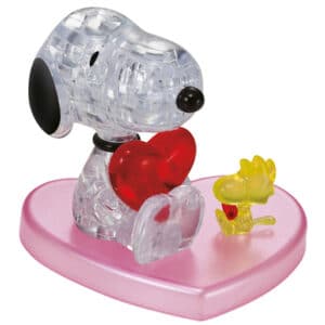 HCM Kinzel Crystal Puzzle Snoopy in Love Mehrfarbig